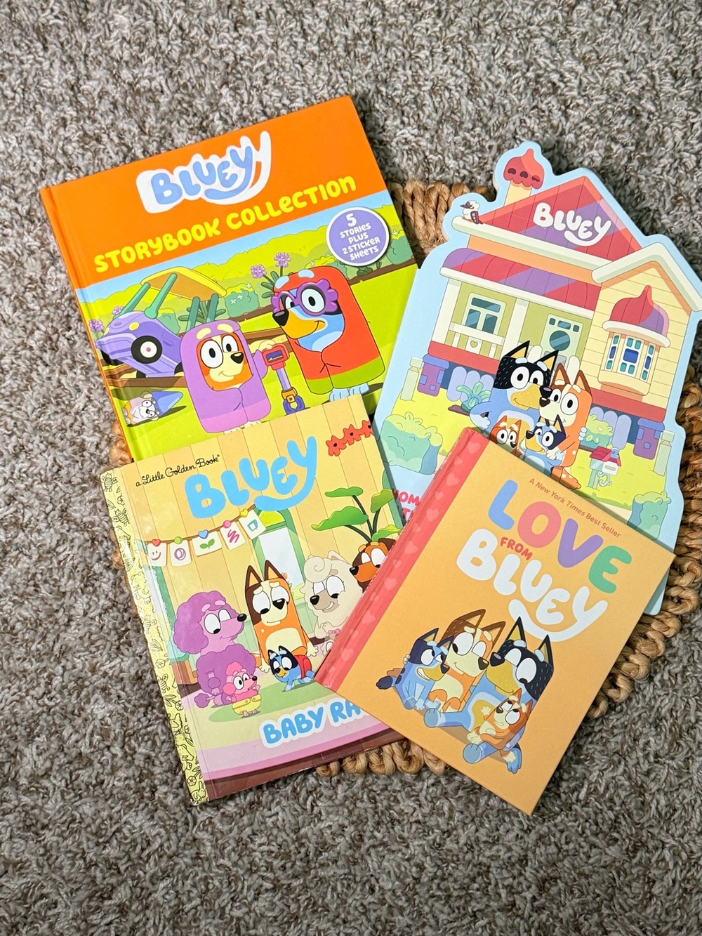 Bluey Kids Storybook Set - Orange, Yellow & Multicolor